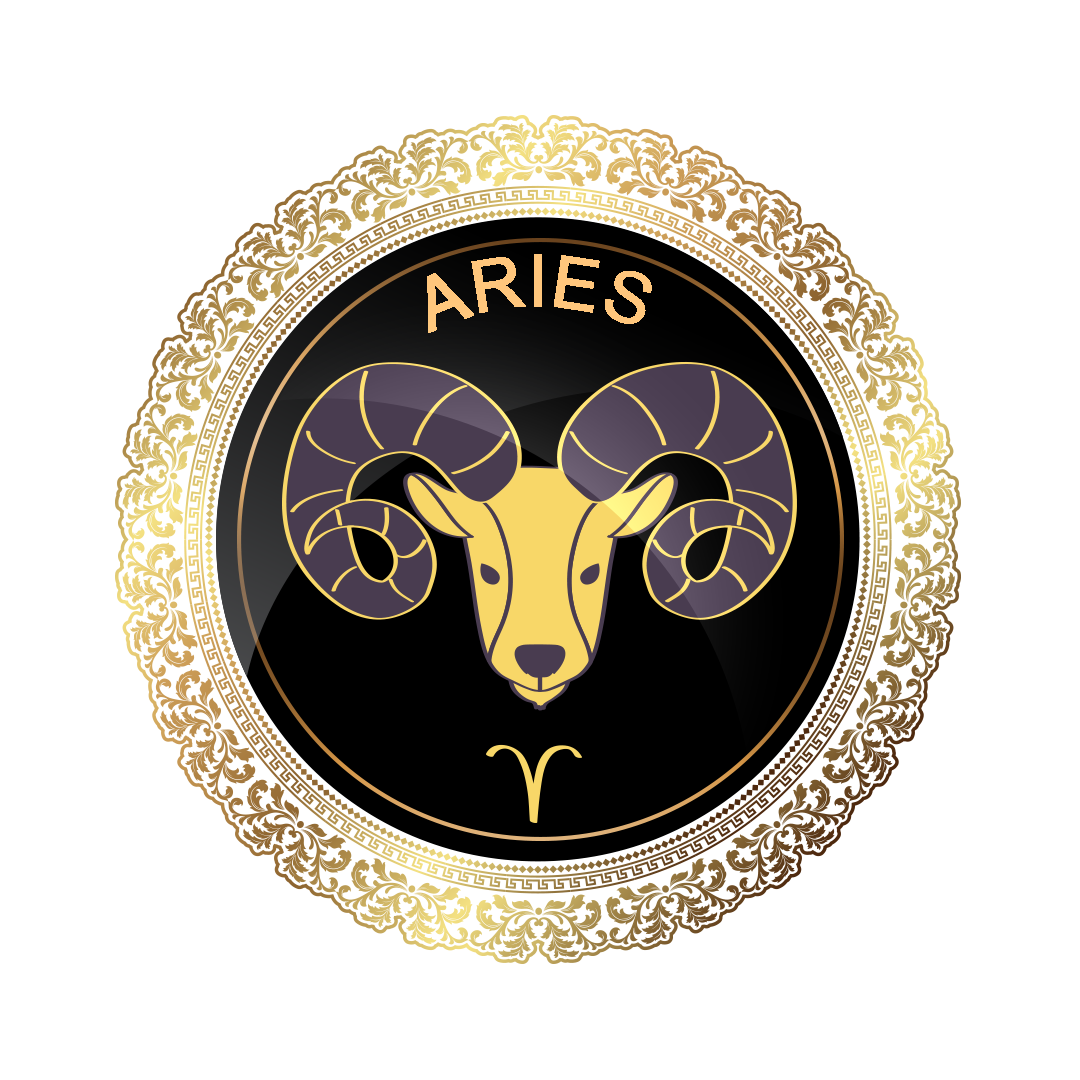 Aries png, Aries gold zodiac symbol png, Aries gold symbol PNG, gold Aries PNG transparent images download